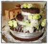 Svatební dort č.194 čokoládová tmavý