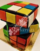 Rubikova kostka č.2170 čokoládová tmavý
