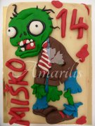 Zombie invasion č.5016 cookies tmavý