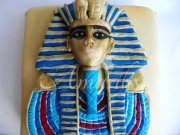 Faraon Tutanchamon č.4038 oříšková tmavý